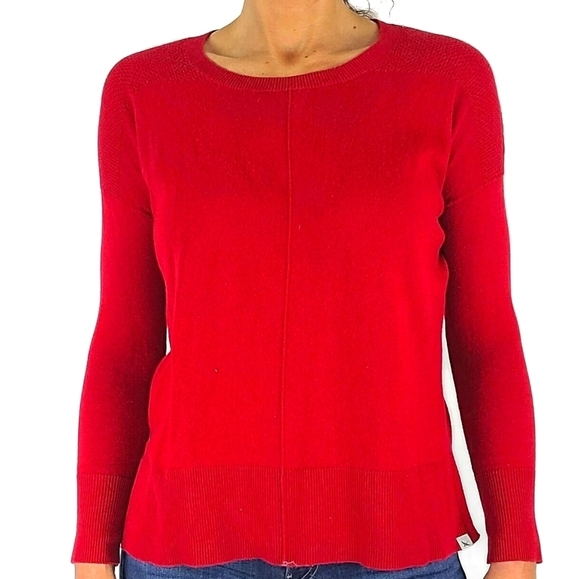 Eddie Bauer Long Sleeve Sweater Size X Small Red - Picture 5 of 5